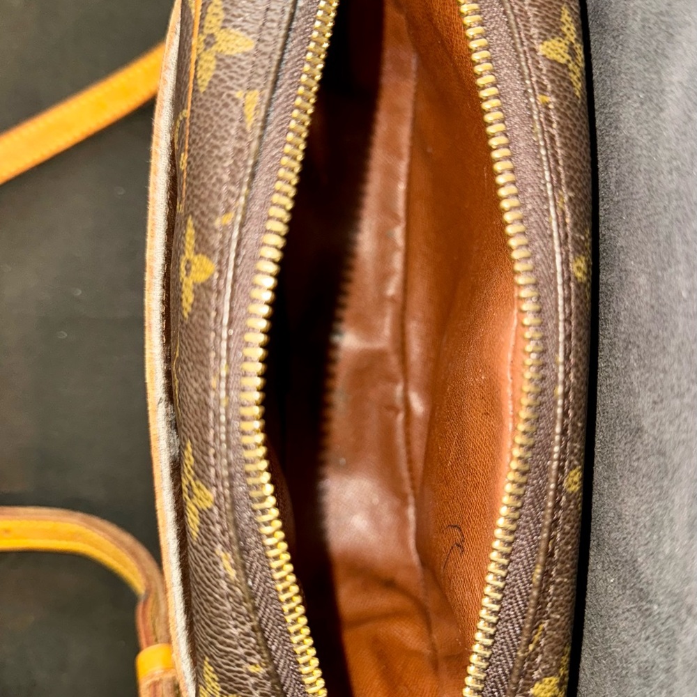 Louis Vuitton Monogram Crossbody Bag in Brown and Tan - Picture 3 of 8